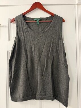 Ralph Lauren Gray Sleeveless Knit Tank